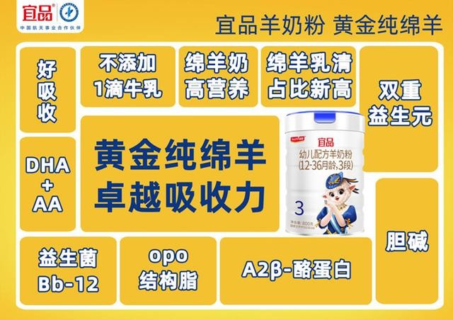 宝宝喝什么奶粉好?宜品羊奶粉亲和人体更好吸收