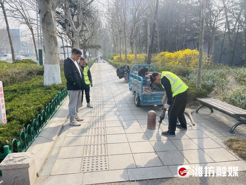 更舒心！540根挡车柱全部拆除