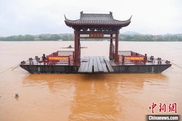 江西提前入汛 省内最大河流赣江上游水位迅速上涨