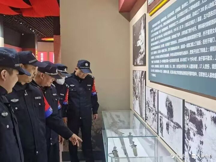 循红色足迹 铭初心使命|东阿公安走进红色文化展览馆